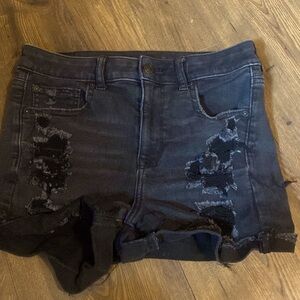 Never worn size 4 American eagle jean shorts